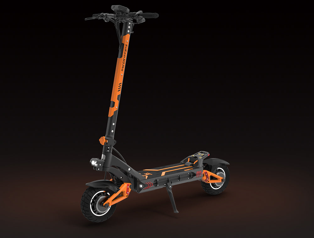 KuKirin G3 Pro 2024 verze 1200W*2 motor terénní elektrická koloběžka 10palcové pneumatiky 52V 23,2Ah vyměnitelná baterie dojezd 80 km maximální rychlost 65 km/h dvojitý hydraulický tlumič nárazů vodotěsnost IP54 dvojitá hydraulická brzda
