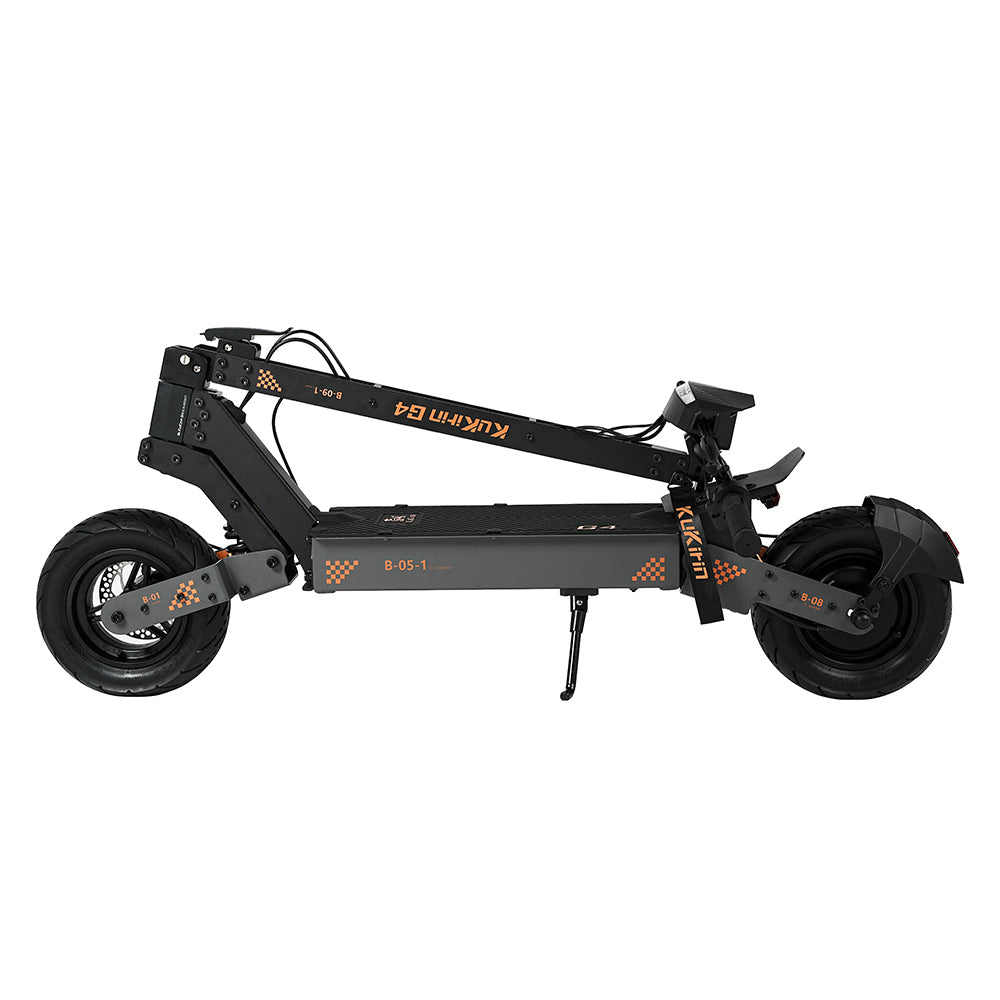 KuKirin G4 Off-Road Electric Scooter with 2000W Motor 60V 20Ah Battery up to 75km Range 70km/h Max Speed 11 Inch wide Vacuum Tire Turn Signal Large touch screen LED IP54 Waterproof