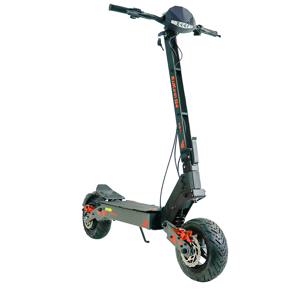 KuKirin G4 Off-Road Electric Scooter with 2000W Motor 60V 20Ah Battery up to 75km Range 70km/h Max Speed 11 Inch wide Vacuum Tire Turn Signal Large touch screen LED IP54 Waterproof