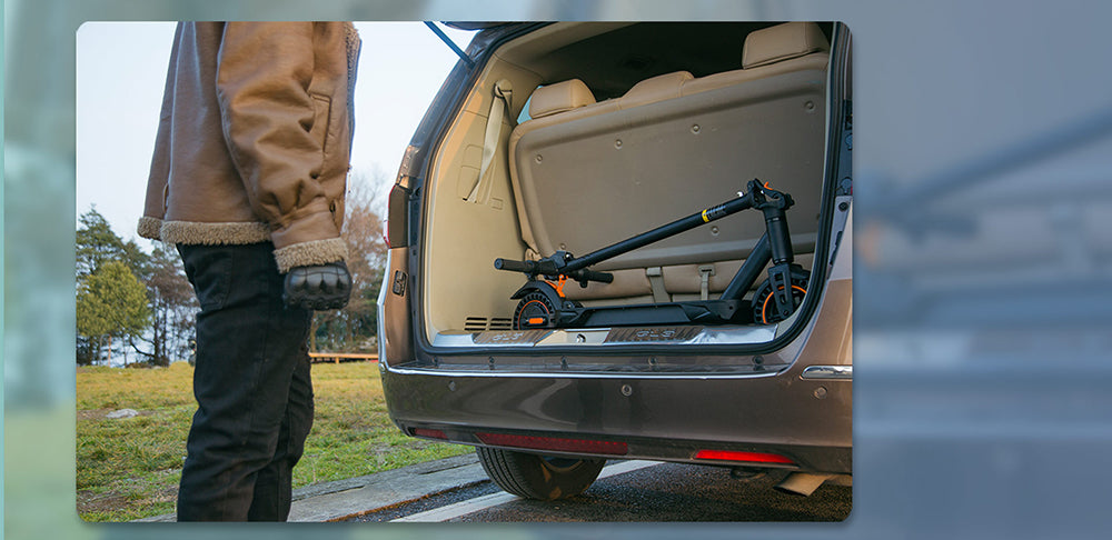 Skládací elektrická koloběžka KuKirin S1 Max, motor 350 W, baterie 36 V 10,4 Ah, 8palcové pneumatiky, zadní světlo, dojezd 39 km, tlumení nárazů pružinou, velký displej, sklon 15 stupňů, vodotěsnost IP54, bezpečnostní skládací přezka