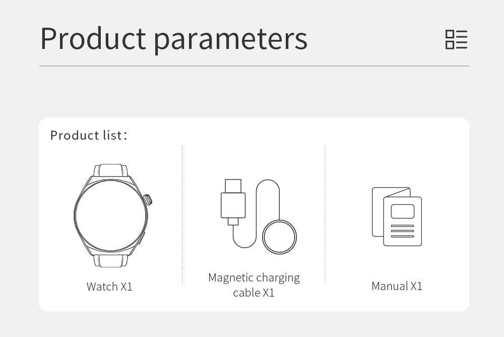 Chytré hodinky KUMI GW6, 1,43palcový AMOLED HD displej, funkce AI Voice, monitorování srdečního tepu během spánku, volání přes Bluetooth - černé