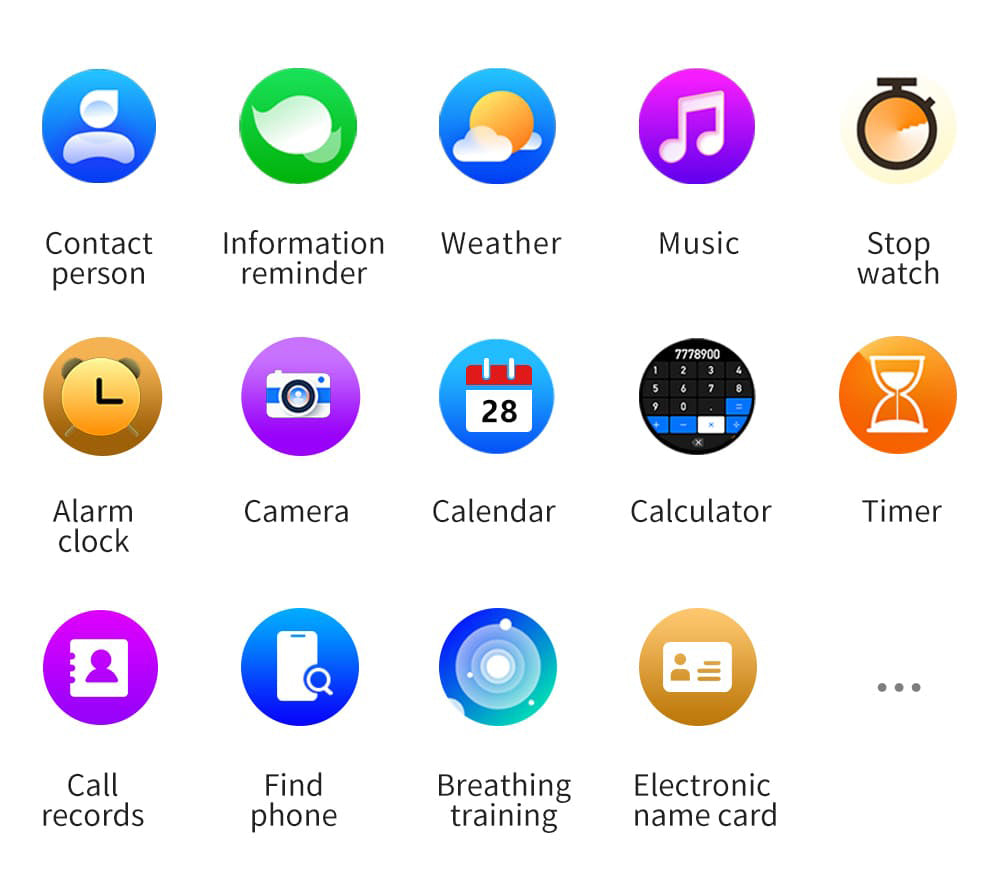 Chytré hodinky KUMI KU7, 1,96" AMOLED displej, Bluetooth volání, monitorování zdraví, informace o akciovém trhu, 100 sportovních režimů - černé
