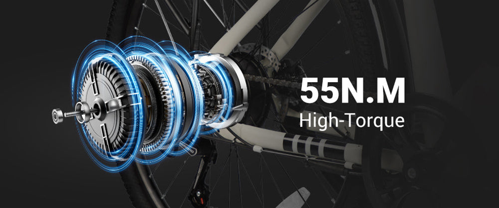 Elektrokolo LAIFOOK Seeker, motor 250 W, baterie 36 V 9 Ah, pneumatiky 26 palců, maximální rychlost 25 km/h, dojezd 60 km, odpružená přední vidlice, kotoučové brzdy, SHIMANO 7 rychlostí, LCD displej - černé