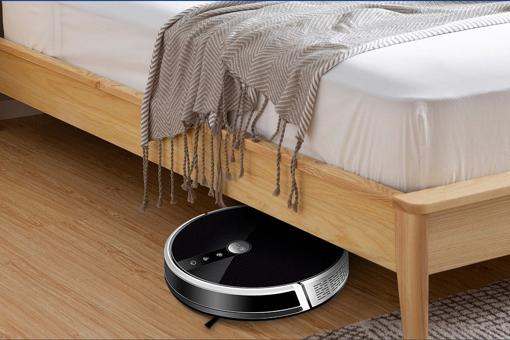 Robotický vysavač LIECTROUX C30B 6000Pa Sání s AI mapovou navigací 2500mAh baterie Inteligentní oddíl Elektrická nádrž na vodu Ovládání APP - Černá