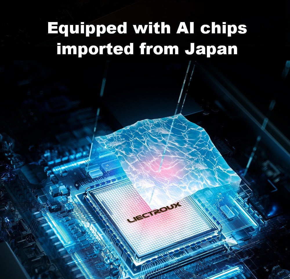 Robotický vysavač Liectroux G7, sací výkon 6500 Pa, laserová navigace, baterie 5200 mAh, výdrž 180 minut - černý, zástrčka EU