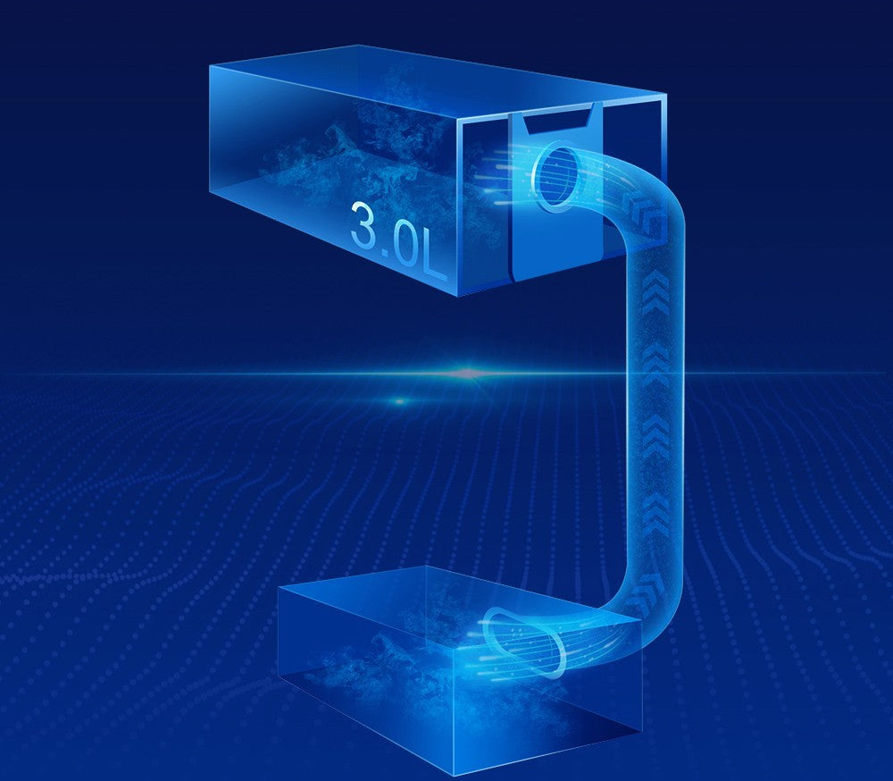 Robotický vysavač Liectroux G7, sací výkon 6500 Pa, laserová navigace, baterie 5200 mAh, výdrž 180 minut - černý, zástrčka EU