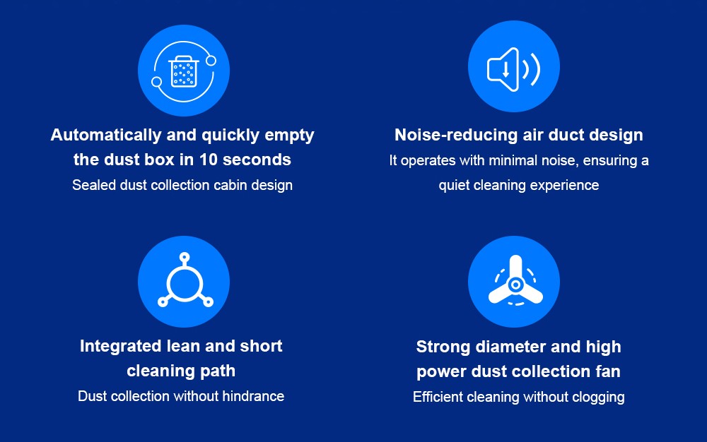 Robotický vysavač Liectroux G7, sací výkon 6500 Pa, laserová navigace, baterie 5200 mAh, výdrž 180 minut - černý, zástrčka EU