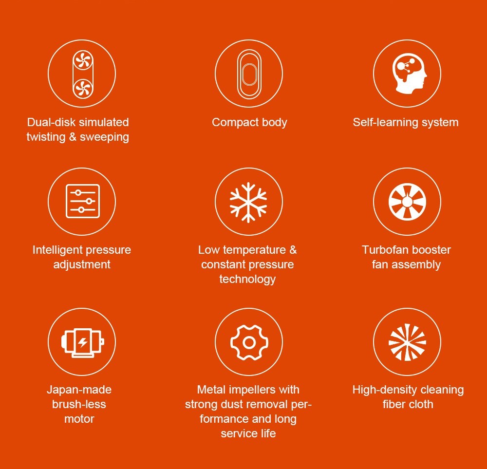 Liectroux HCR-09 robotický čistič oken, sací výkon 2800 Pa, 3 automatické režimy čištění, funkce UPS, detekce okrajů, dálkové ovládání