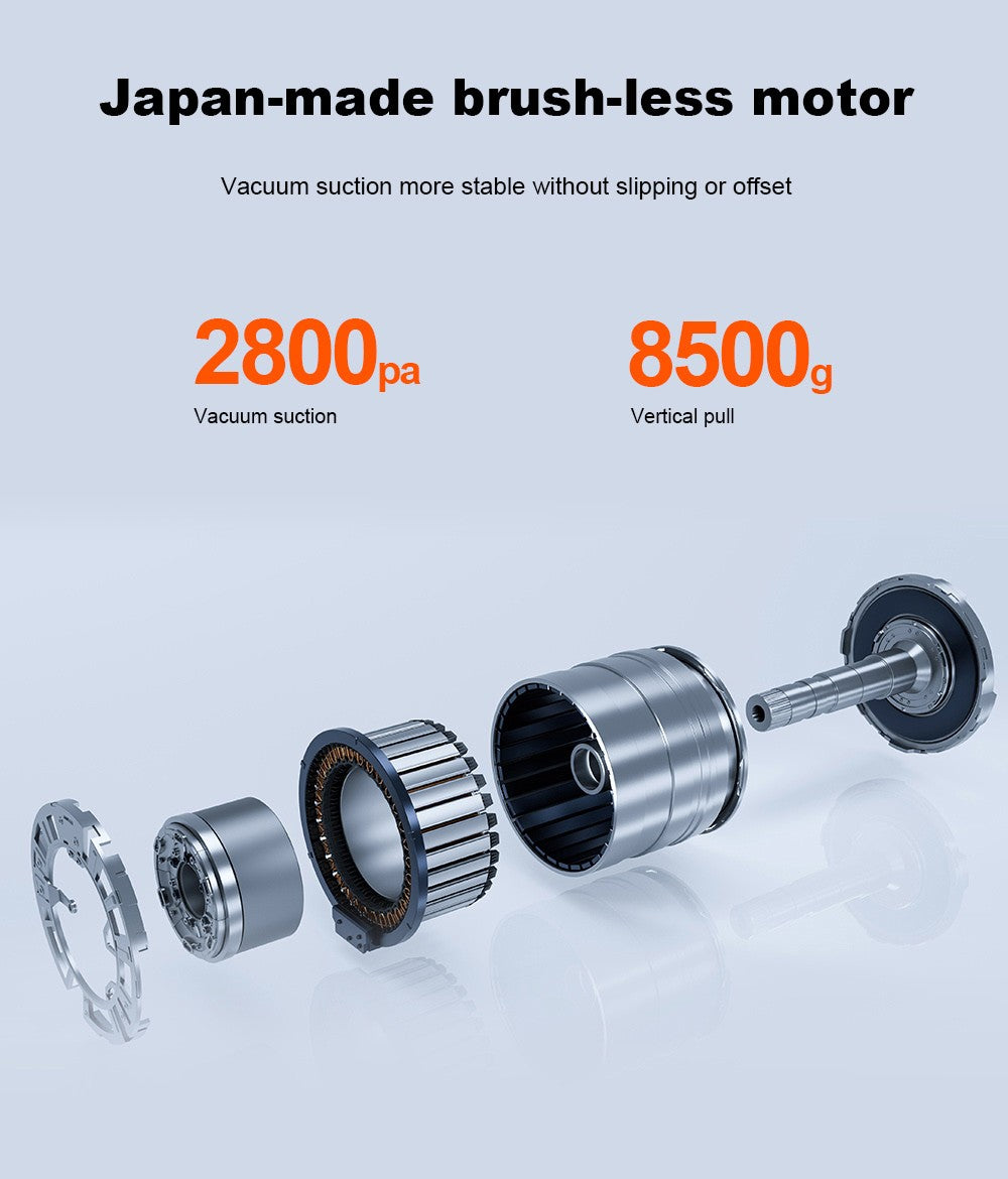 Liectroux HCR-09 robotický čistič oken, sací výkon 2800 Pa, 3 automatické režimy čištění, funkce UPS, detekce okrajů, dálkové ovládání