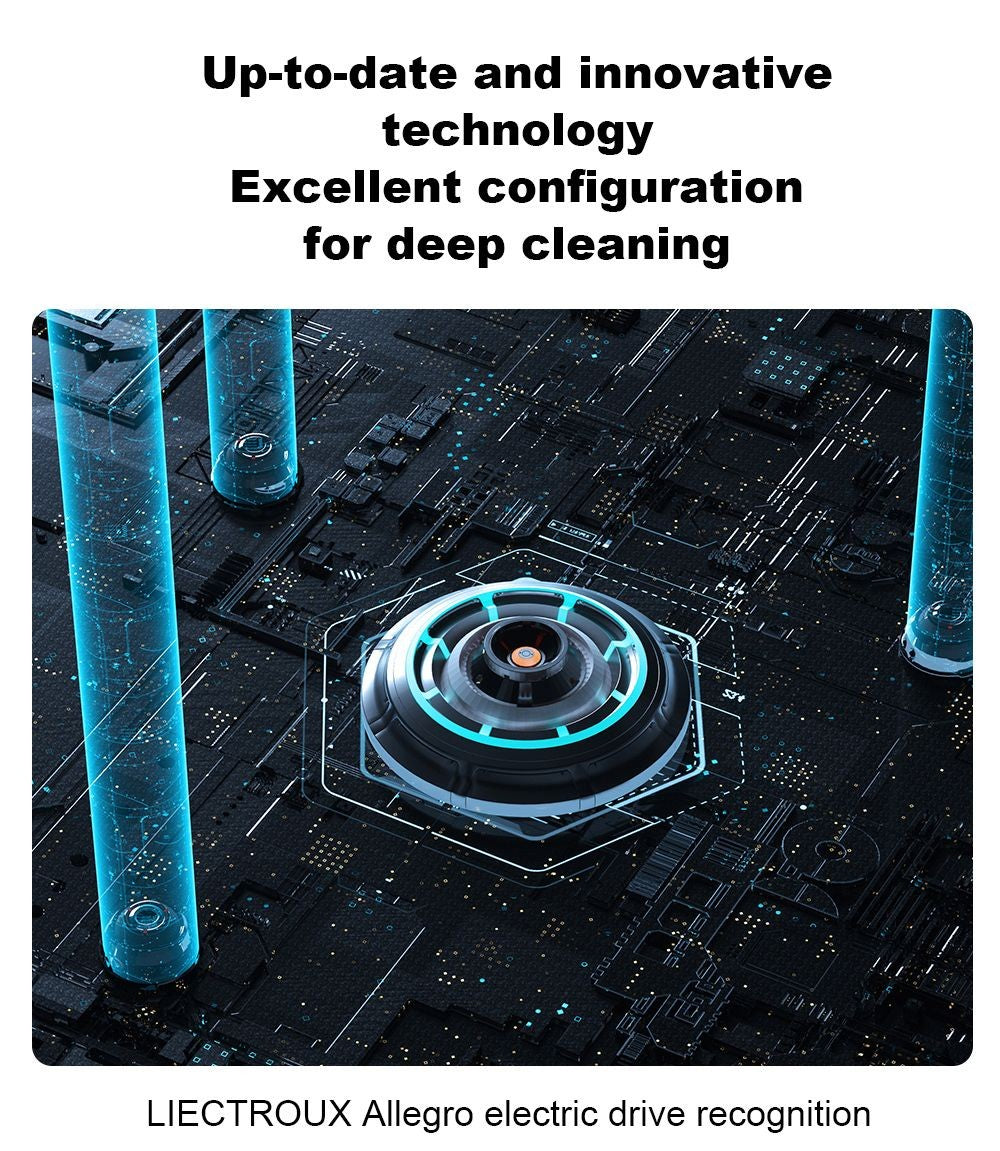 Liectroux HCR-09 robotický čistič oken, sací výkon 2800 Pa, 3 automatické režimy čištění, funkce UPS, detekce okrajů, dálkové ovládání