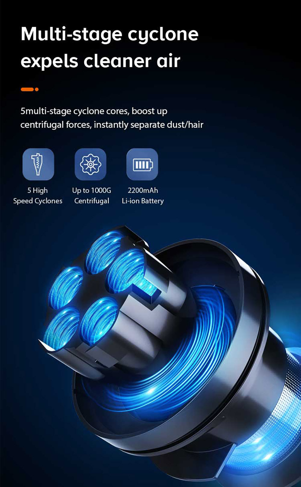 Bezdrátový tyčový vysavač Liectroux i10, inteligentní senzor prachu, 250W BLDC, sací tlak 27 kPa, barevný dotykový displej, LED přední světlo, doba provozu 45 minut, na koberce, podlahy, auto a zvířecí chlupy