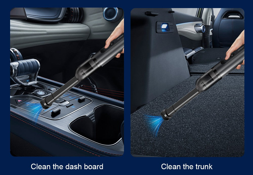 Ruční vysavač Liectroux i5, silný sací výkon 12 000 W, baterie 2500 mAh, doba provozu až 35 minut, bezkartáčový motor, nízká hlučnost, nádoba na prach 120 ml, úklid domácnosti a vozidel