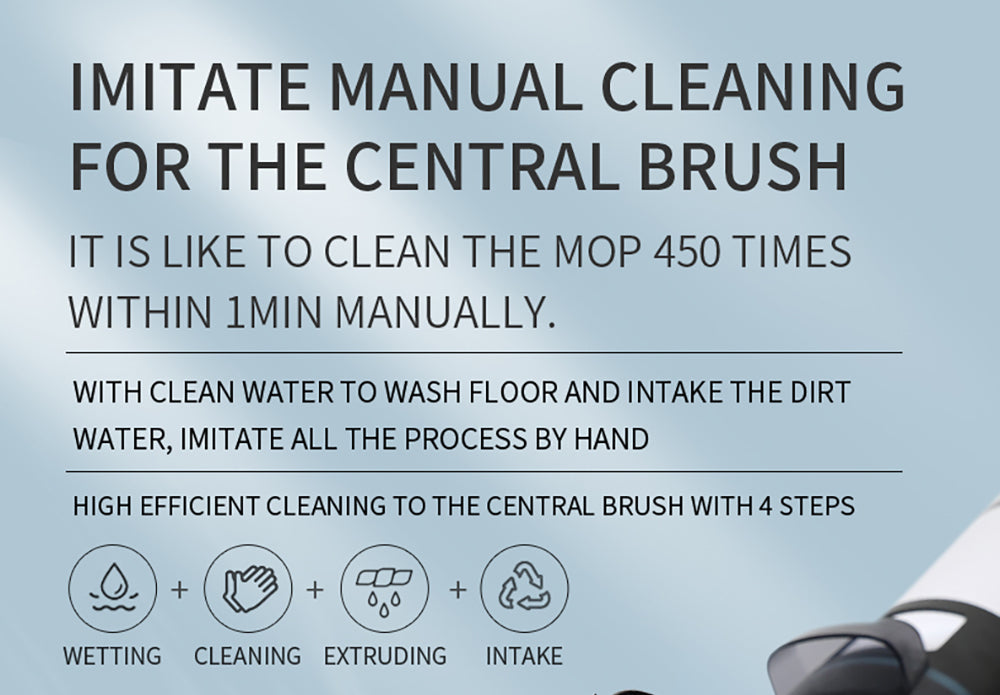 Bezdrátový mokro-suchý vysavač Liectroux i7 Pro, sací výkon 14000 Pa, samočisticí, samoschnoucí, nádrž na čistou vodu 600 ml, doba provozu 35 minut, LED displej, hlasové ovládání, nízká hlučnost