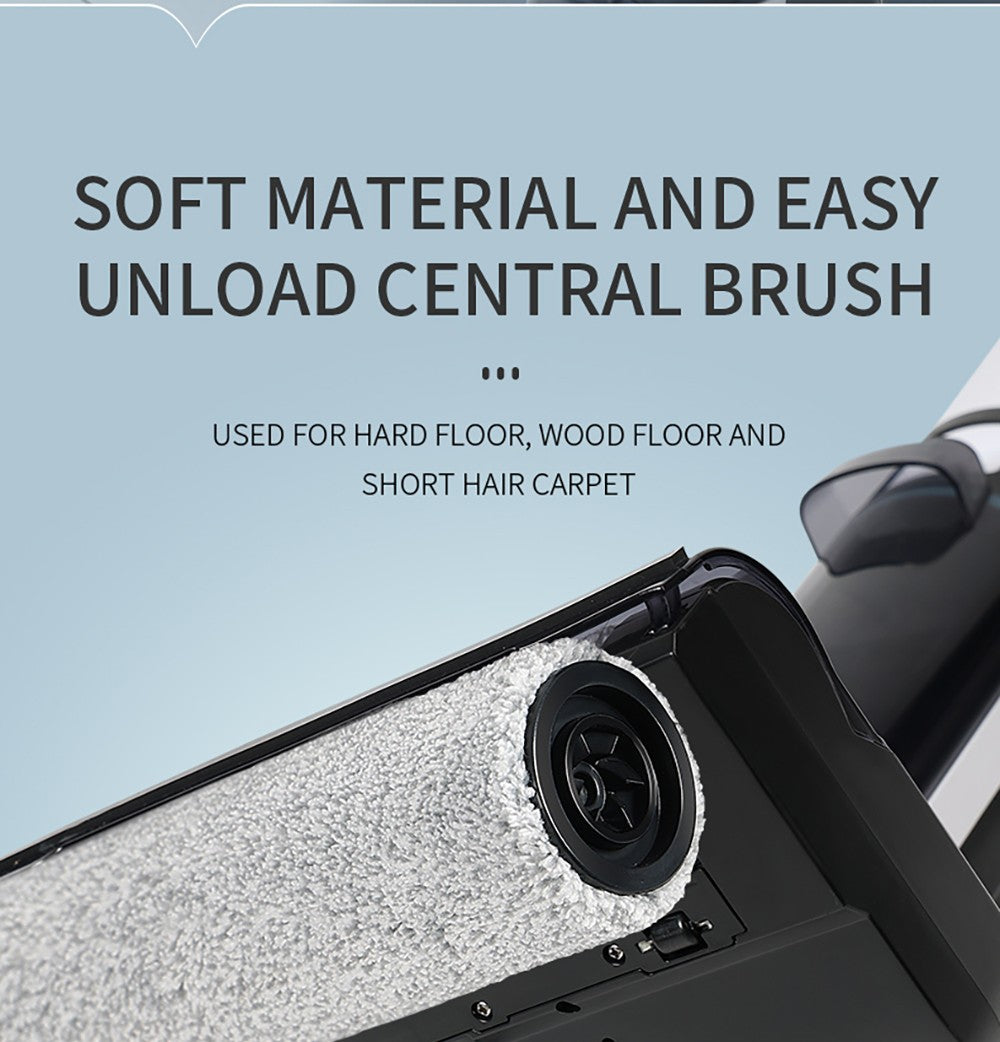 Bezdrátový mokro-suchý vysavač Liectroux i7 Pro, sací výkon 14000 Pa, samočisticí, samoschnoucí, nádrž na čistou vodu 600 ml, doba provozu 35 minut, LED displej, hlasové ovládání, nízká hlučnost