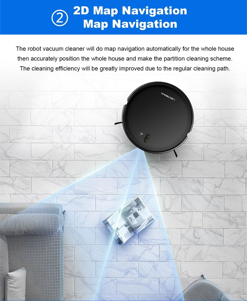 Robotický vysavač Liectroux L200, max. sací výkon 4000 Pa, chytré mapování, 230ml nádržka na vodu s elektrickým ovládáním, doba provozu až 120 minut, ovládání pomocí aplikace/hlasu, nižší hlučnost