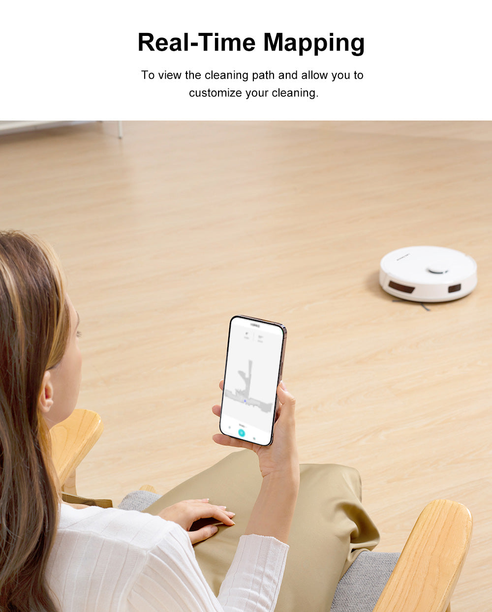 Robotický vysavač Liectroux M70 Pro Lidar se samovyprazdňovacím košem, úložištěm map na více podlaží, silným sacím tlakem 6500 Pa, baterií 3200 mAh, max. výdrží 175 minut, chytrou aplikací a hlasovým ovládáním, 3l sáčkem na prach, bílý