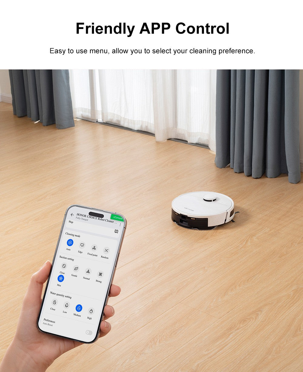 Robotický vysavač Liectroux M70 Pro Lidar se samovyprazdňovacím košem, úložištěm map na více podlaží, silným sacím tlakem 6500 Pa, baterií 3200 mAh, max. výdrží 175 minut, chytrou aplikací a hlasovým ovládáním, 3l sáčkem na prach, bílý