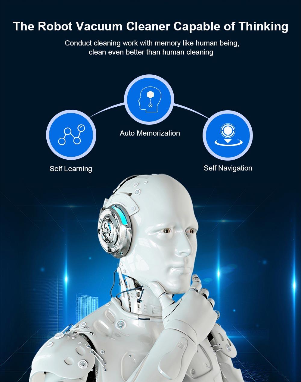 Robotický vysavač LIECTROUX M7S Pro, 2D navigace s mapou, baterie 4400 mAh, výdrž 110 minut, suché i mokré vytírání - černý