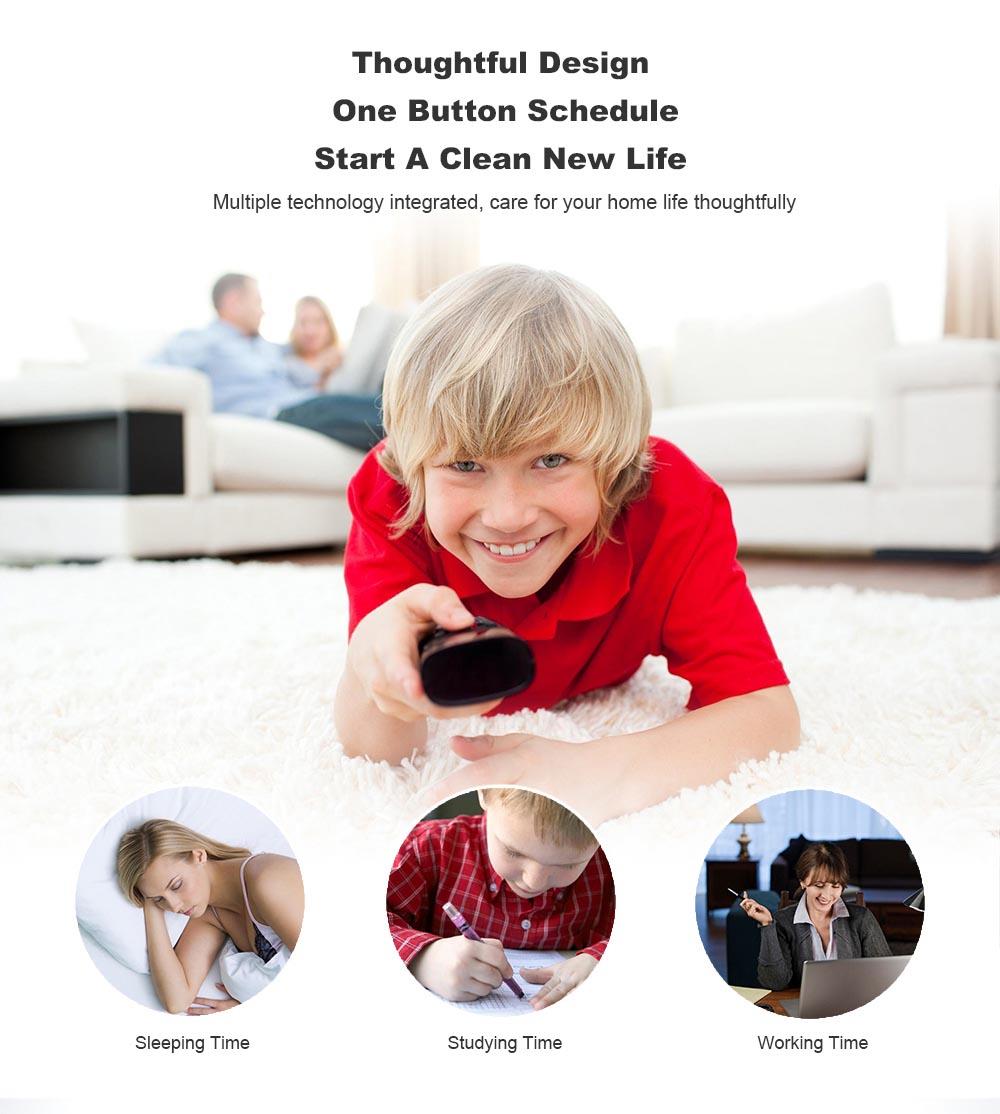 Robotický vysavač LIECTROUX M7S Pro, 2D navigace s mapou, baterie 4400 mAh, výdrž 110 minut, suché i mokré vytírání - černý