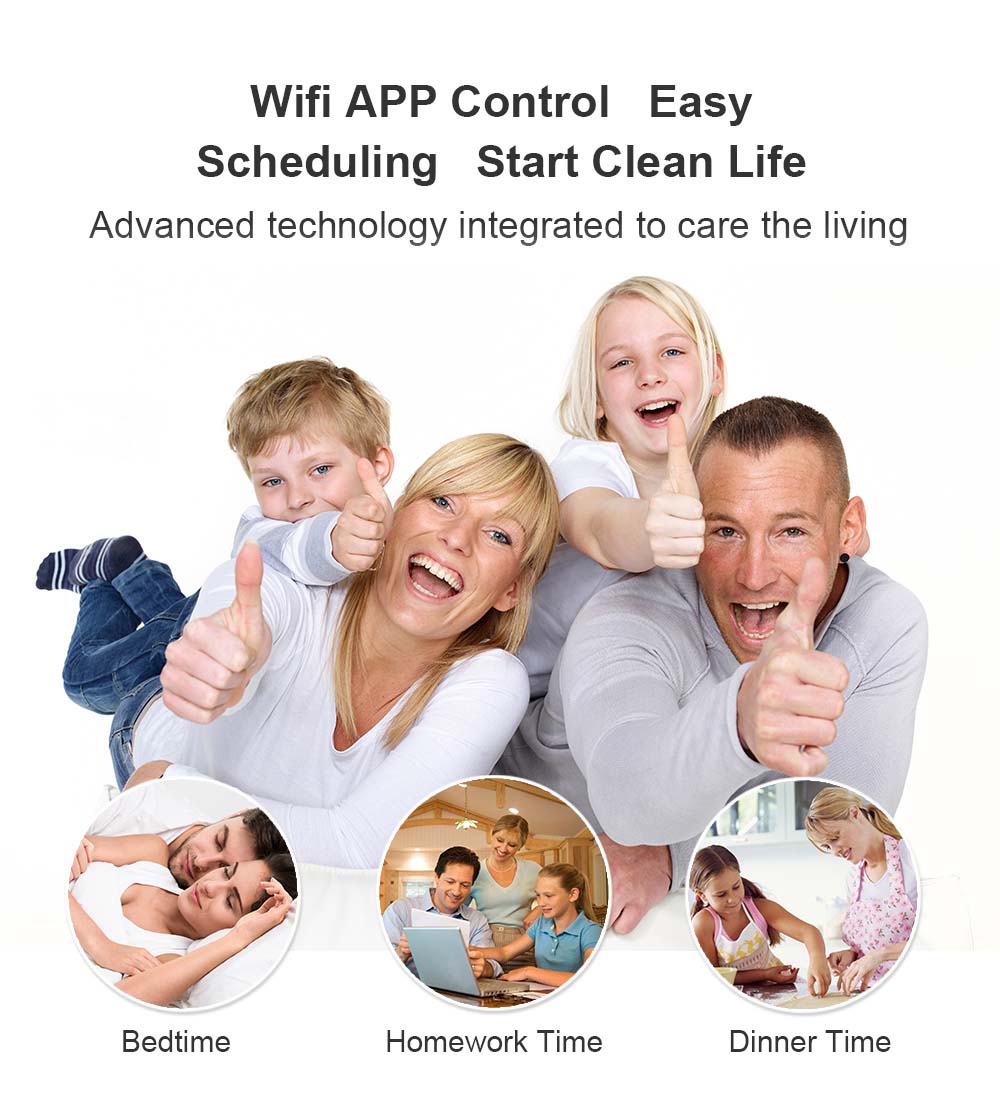 Robotický vysavač LIECTROUX V3S Pro, sací výkon 4000 Pa, suché a mokré vytírání, 2D mapa, navigace, s pamětí, hlasové ovládání pomocí WiFi aplikace