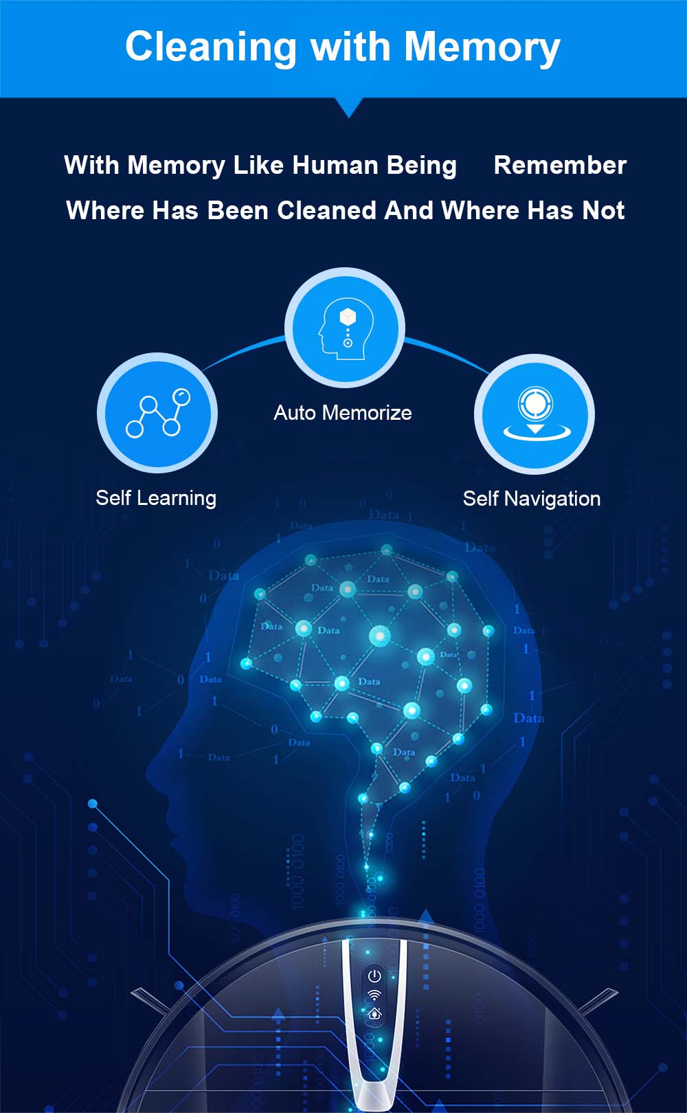 Robotický vysavač LIECTROUX V3S Pro, sací výkon 4000 Pa, suché a mokré vytírání, 2D mapa, navigace, s pamětí, hlasové ovládání pomocí WiFi aplikace