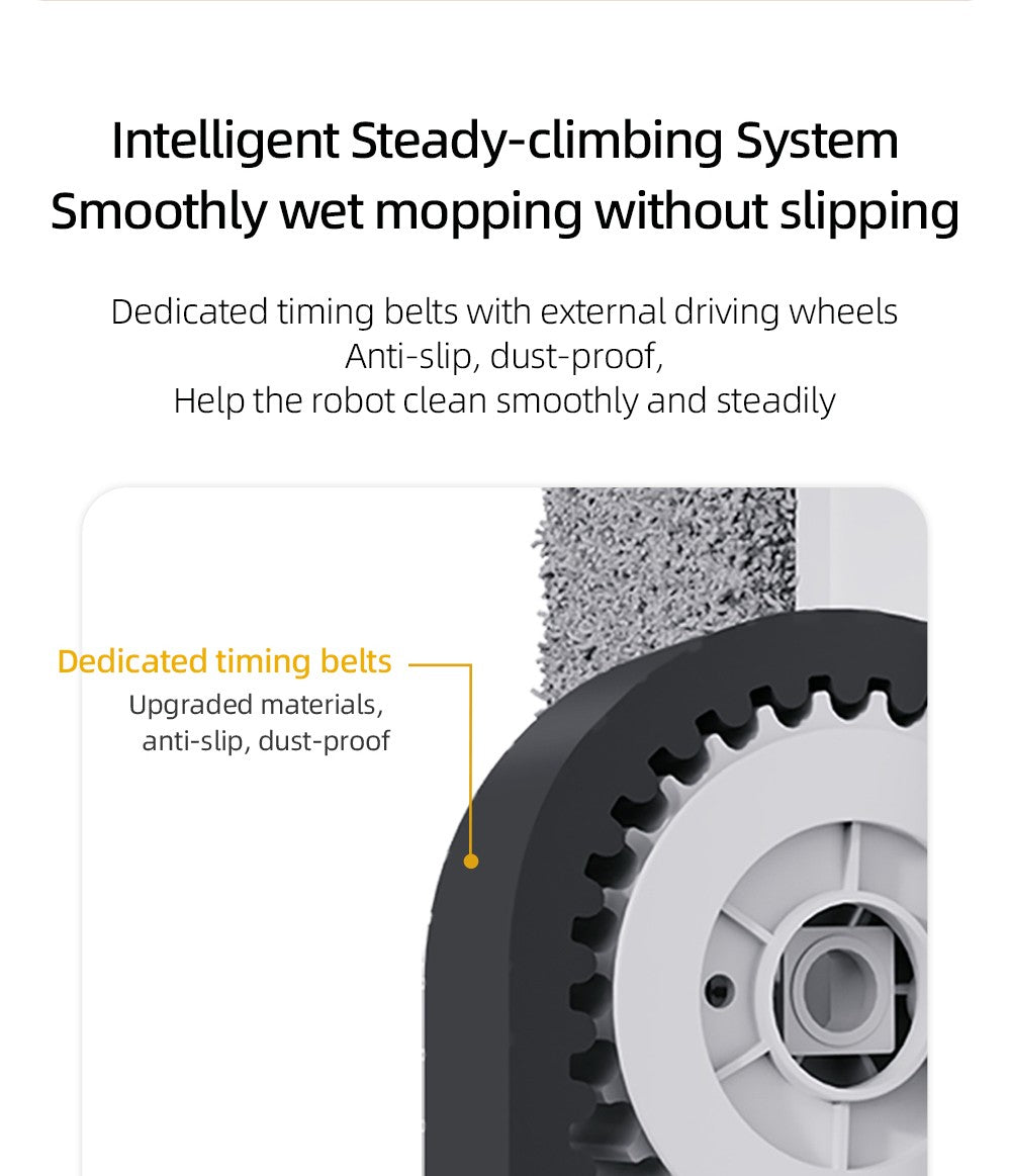 Robotický čistič oken Liectroux YW509, dvojitý vodní sprej, sací výkon 3000 Pa, laserový senzor, ochrana proti pádu, 3 režimy čištění, inteligentní plánování trasy, nízká hlučnost, dálkové ovládání - bílý