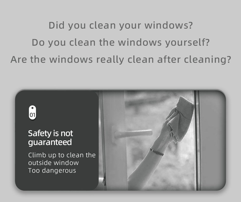 Robotický čistič oken Liectroux YW509, dvojitý vodní sprej, sací výkon 3000 Pa, laserový senzor, ochrana proti pádu, 3 režimy čištění, inteligentní plánování trasy, nízká hlučnost, dálkové ovládání - bílý