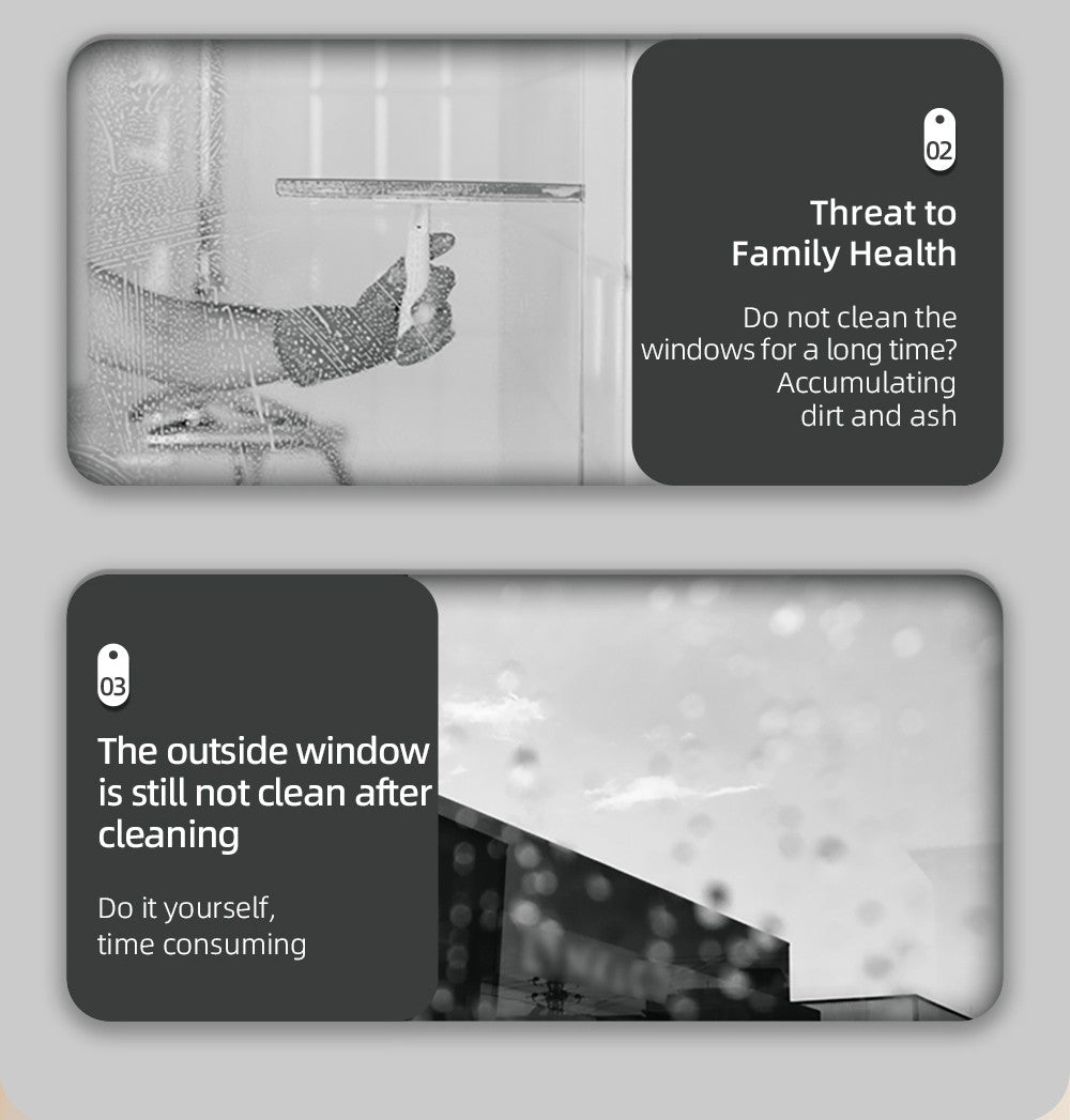 Robotický čistič oken Liectroux YW509, dvojitý vodní sprej, sací výkon 3000 Pa, laserový senzor, ochrana proti pádu, 3 režimy čištění, inteligentní plánování trasy, nízká hlučnost, dálkové ovládání - bílý