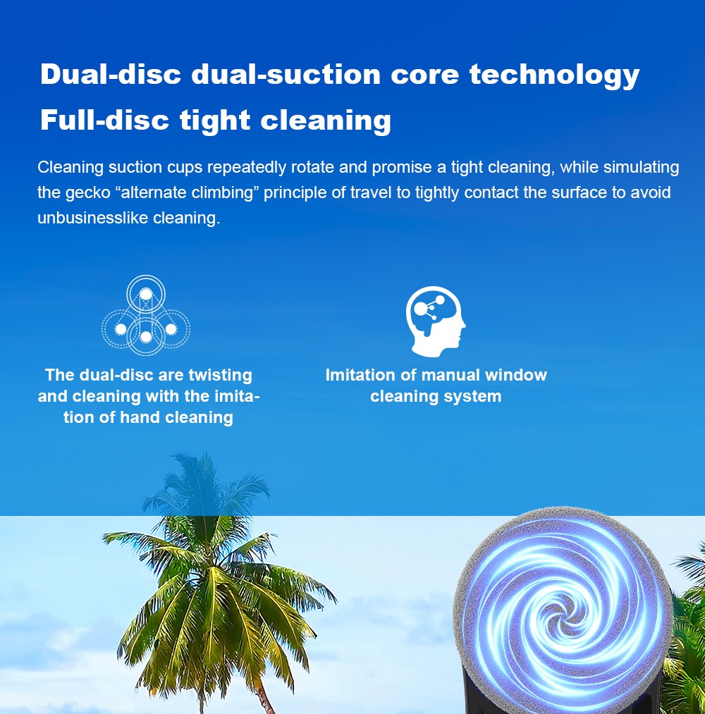 Robotický čistič oken LIECTROUX YW810, obousměrný rozprašovač vody, suché a mokré vytírání, AI trasa, bezkartáčový motor a ventilátor, ovládání přes aplikaci a dálkové ovládání, více způsobů zabezpečení, černý