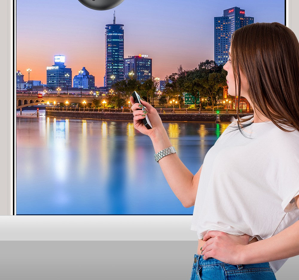 Robotický čistič oken LIECTROUX YW810, obousměrný rozprašovač vody, suché a mokré vytírání, AI trasa, bezkartáčový motor a ventilátor, ovládání přes aplikaci a dálkové ovládání, více způsobů zabezpečení, černý