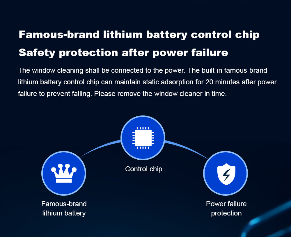 Robotický čistič oken LIECTROUX YW810, obousměrný rozprašovač vody, suché a mokré vytírání, AI trasa, bezkartáčový motor a ventilátor, ovládání přes aplikaci a dálkové ovládání, více způsobů zabezpečení, černý