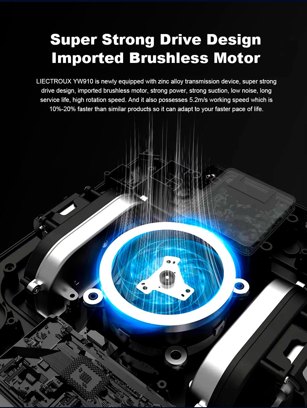 Liectroux YW910 robotický čistič oken, dvojitý vodní sprej, sací výkon 3000 Pa, laserový senzor, ovládání aplikací a dálkovým ovládáním, paměťová funkce