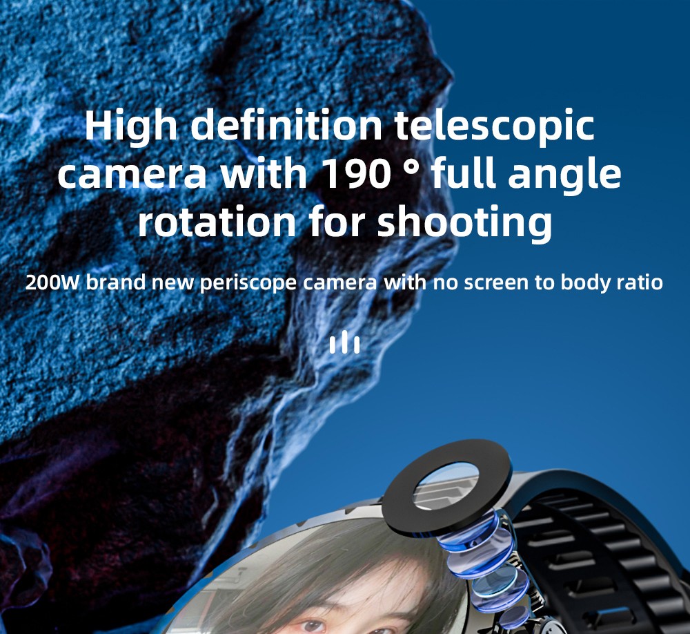 Chytré hodinky LOKMAT APPLLP 4, 1,508palcový AMOLED displej, podpora SIM karet 4G/5G, monitorování tepové frekvence a kyslíku v krvi, funkce NFC, GPS polohování