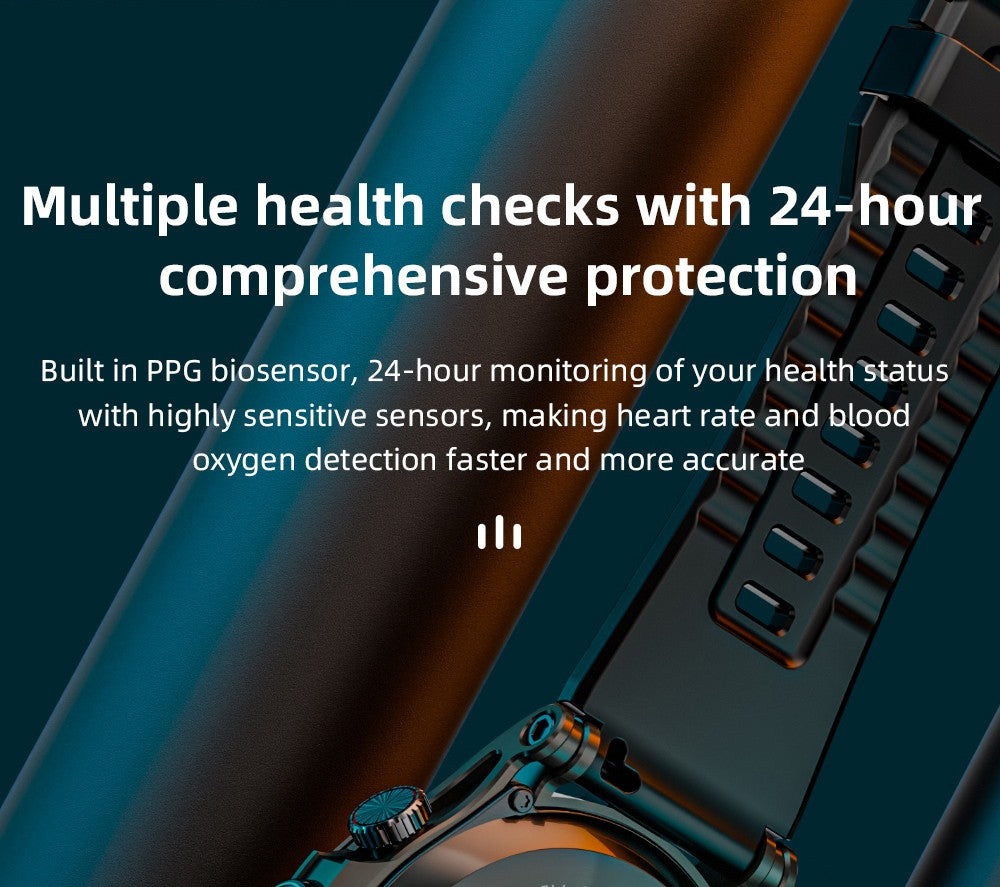 Chytré hodinky LOKMAT APPLLP 4, 1,508palcový AMOLED displej, podpora SIM karet 4G/5G, monitorování tepové frekvence a kyslíku v krvi, funkce NFC, GPS polohování