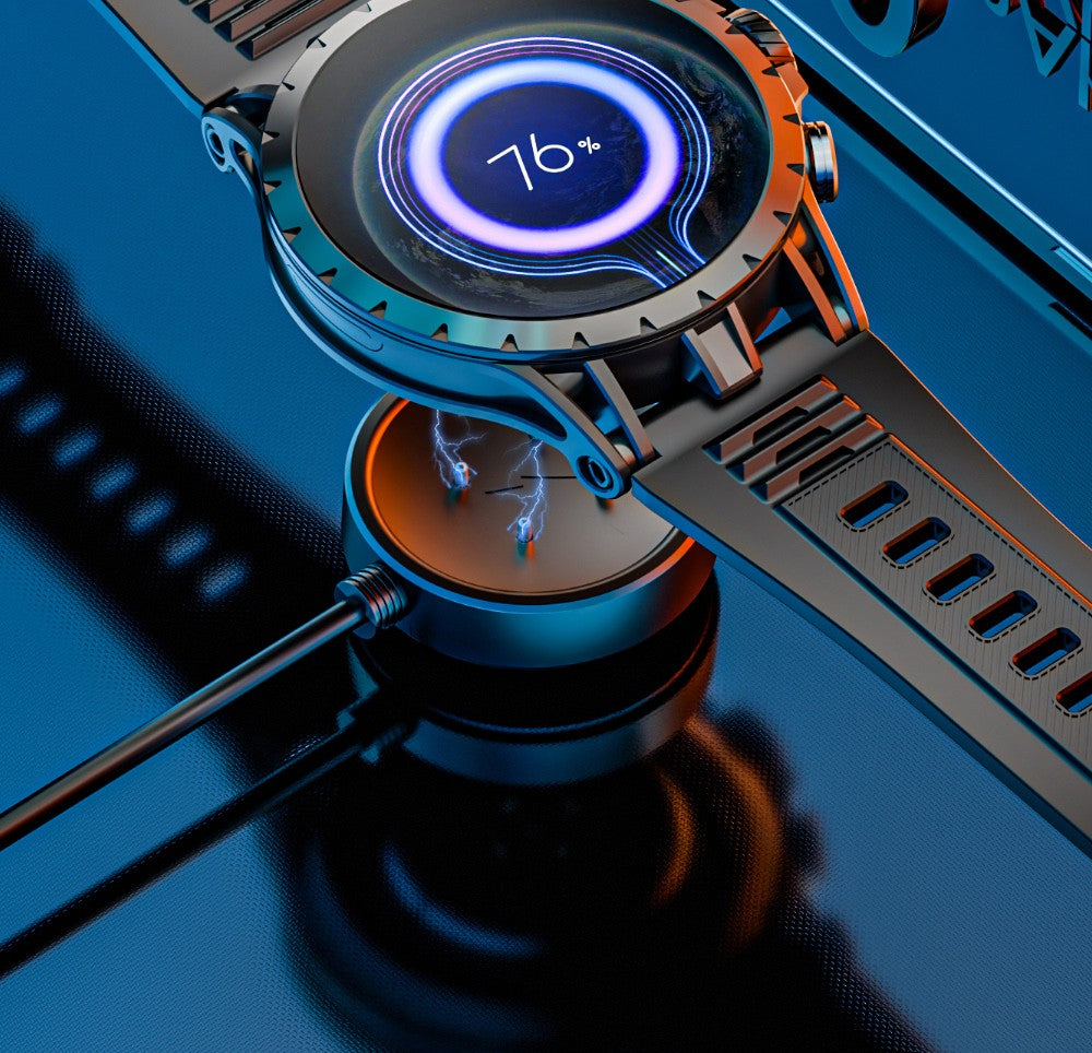 Chytré hodinky LOKMAT APPLLP 4, 1,508palcový AMOLED displej, podpora SIM karet 4G/5G, monitorování tepové frekvence a kyslíku v krvi, funkce NFC, GPS polohování