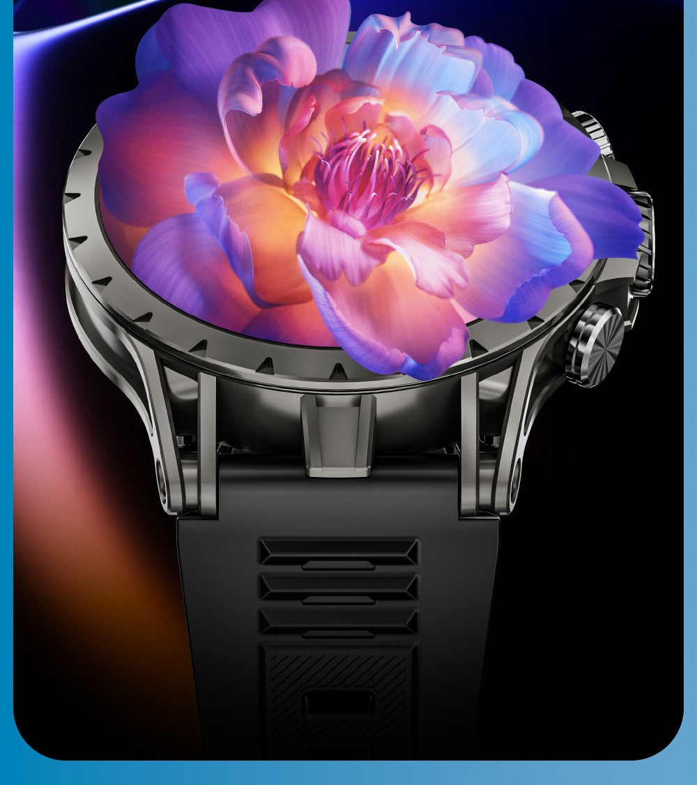 Chytré hodinky LOKMAT APPLLP 4, 1,508palcový AMOLED displej, podpora SIM karet 4G/5G, monitorování tepové frekvence a kyslíku v krvi, funkce NFC, GPS polohování