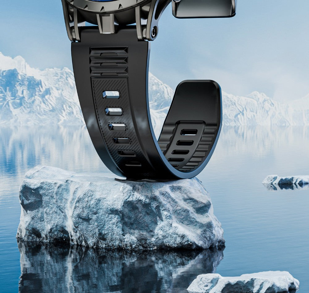 Chytré hodinky LOKMAT APPLLP 4, 1,508palcový AMOLED displej, podpora SIM karet 4G/5G, monitorování tepové frekvence a kyslíku v krvi, funkce NFC, GPS polohování