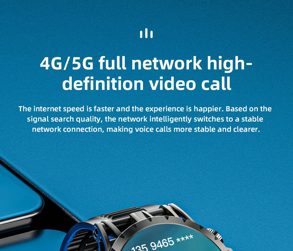 Chytré hodinky LOKMAT APPLLP 4, 1,508palcový AMOLED displej, podpora SIM karet 4G/5G, monitorování tepové frekvence a kyslíku v krvi, funkce NFC, GPS polohování