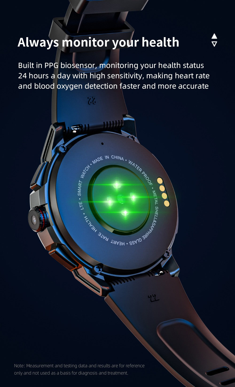 Chytré hodinky LOKMAT APPLLP 4G, AMOLED HD displej, NFC přístup, monitorování tepové frekvence, Bluetooth 4.2, více sportovních režimů, GPS/Beidou/Granas/AGPS/LBS polohování