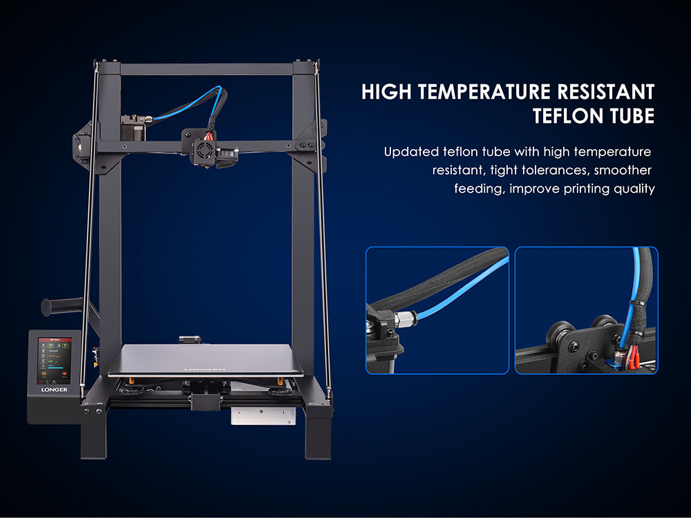 Delší 3D tiskárna LK5 Pro, 90% předem smontovaná, tichá základní deska, 300*300*400 mm