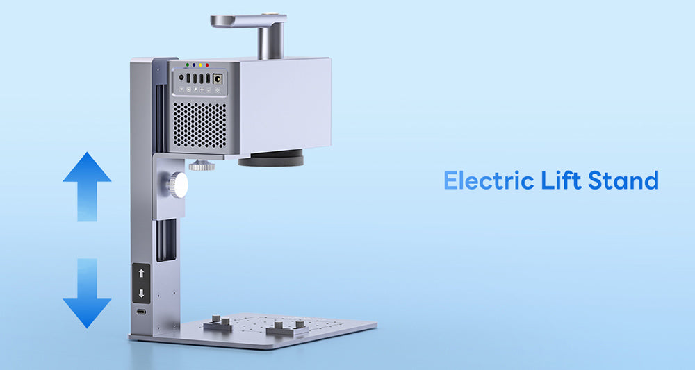 Přenosný laserový gravírovací stroj LONGER Nano Pro 12W, dva diodové lasery s FAC, ultrarychlá rychlost 5000 mm/s, přesnost 0,02 mm s čočkou Field Lens, LightBurn a LaserGRBL a LaserBurn, řezání dřeva 10 mm, 100*100 mm