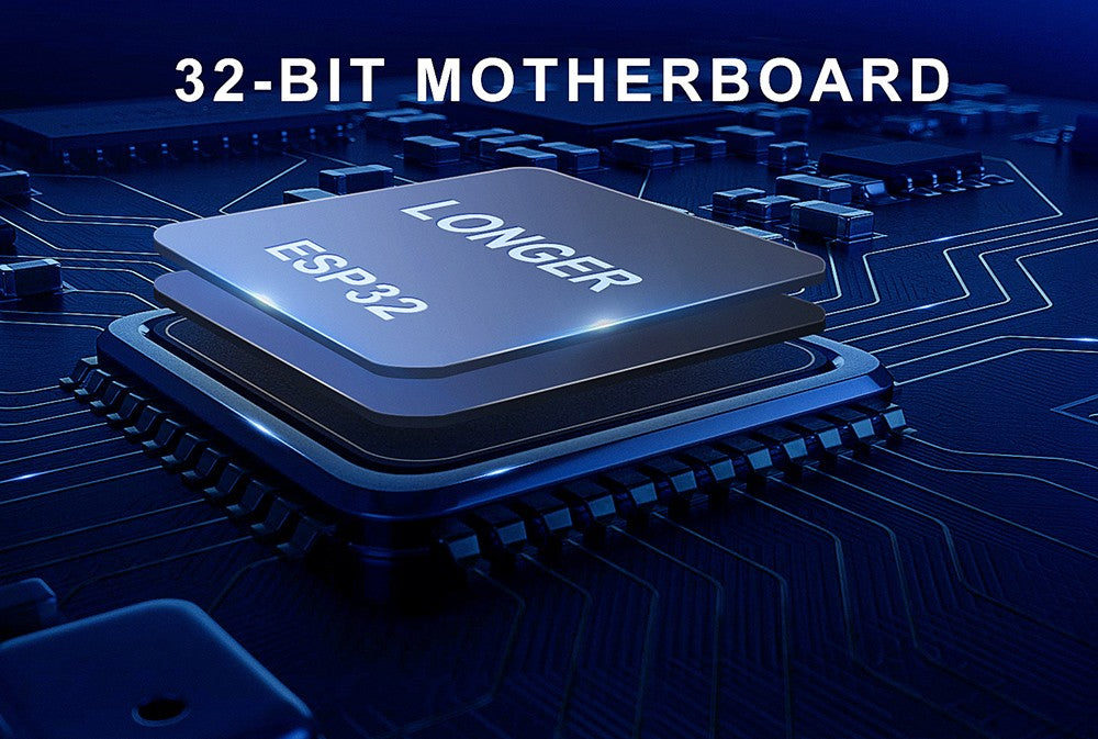 Laserový gravírovací stroj LONGER RAY5 10W, laserový bod 0,06x0,06 mm, dotyková obrazovka, offline gravírování, 32bitový čipset, WiFi připojení, pracovní plocha 400x400 mm