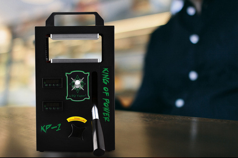 Termolis KP-1 Tech-L na kalafunu, dvě topné desky 4,5 x 4,7 palce, 1000 W, 4 topné tyče, digitální regulace teploty, na kalafunu a sušené květiny