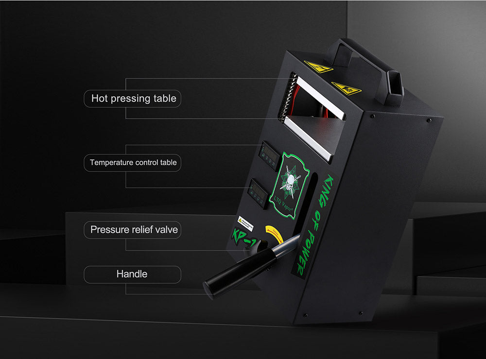 Termolis KP-1 Tech-L na kalafunu, dvě topné desky 4,5 x 4,7 palce, 1000 W, 4 topné tyče, digitální regulace teploty, na kalafunu a sušené květiny