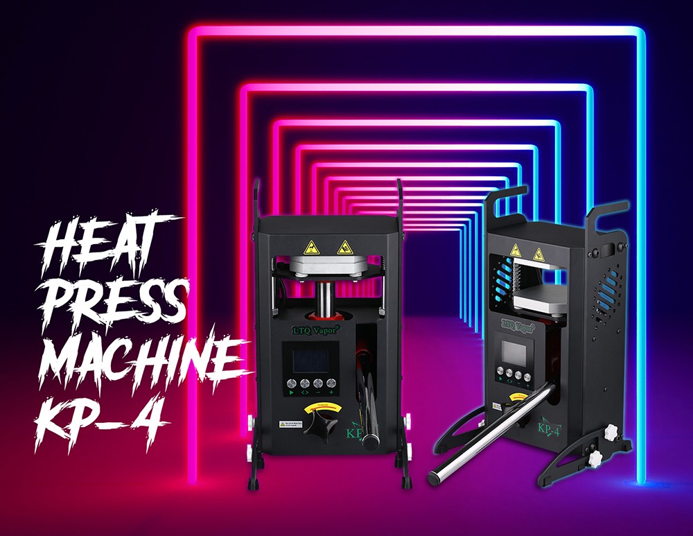 Tepelný lis LTQ VAPOR KP-402, dvojité topné desky, startér s tlakem 4 tuny, nastavitelná teplota