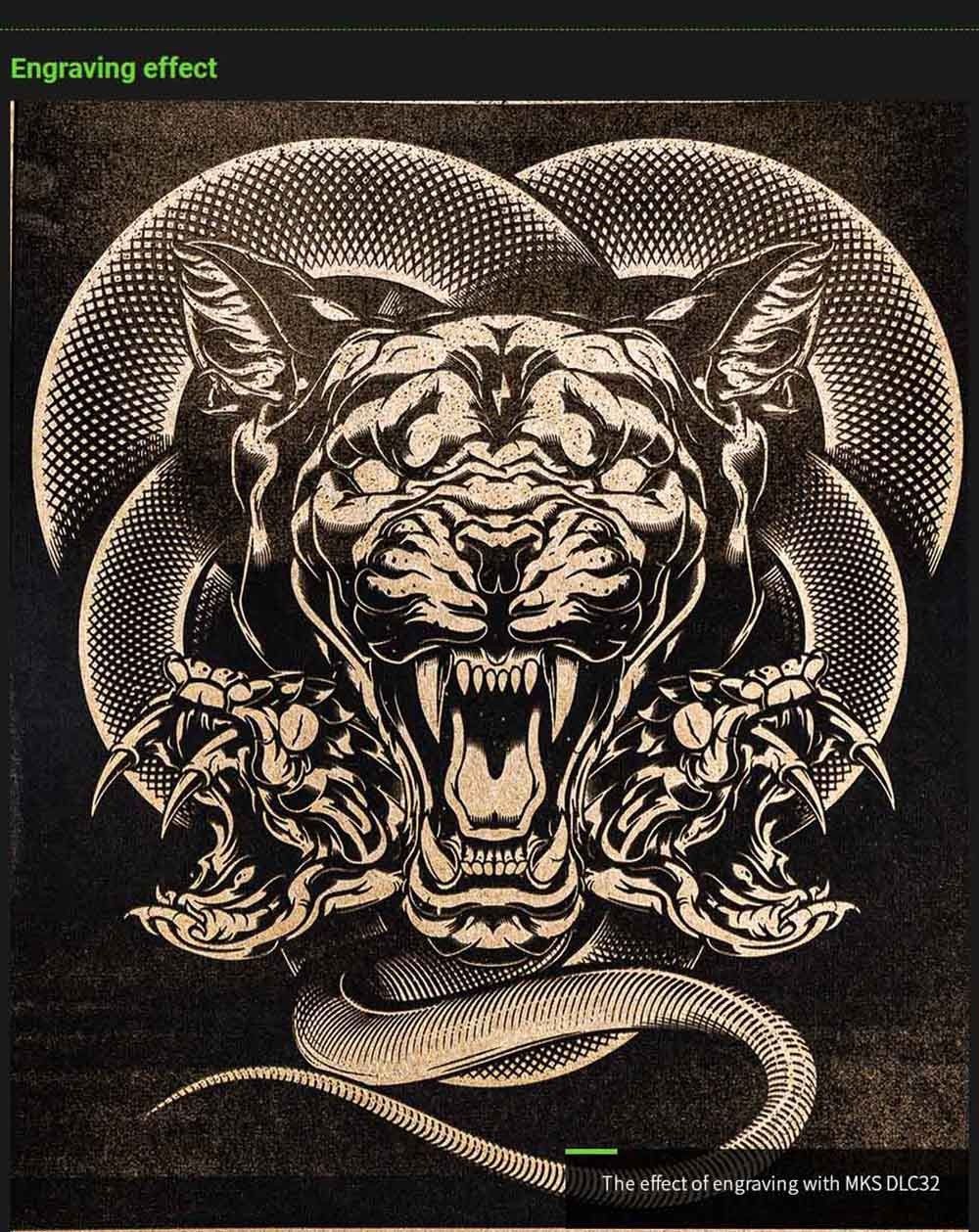 Řídicí deska pro 32bitový laserový gravírovací stroj Makerbase MKS DLC32