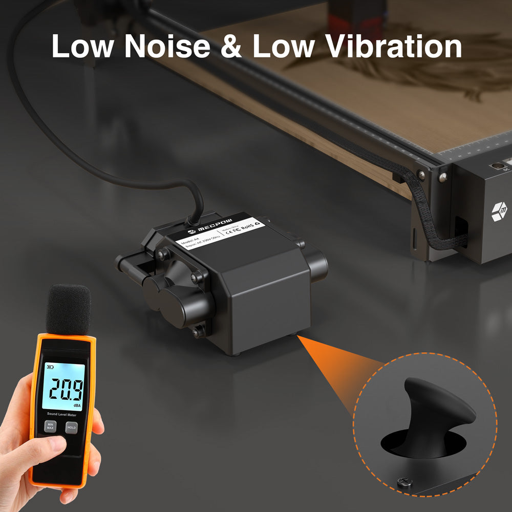 Mecpow A4 Air Assist s vzduchovým čerpadlem 30 l/min pro Mecpow X3/X3 Pro