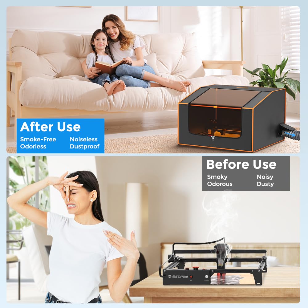 Kryt pro laserový gravírovací stroj Mecpow FC1 700x700x460 mm