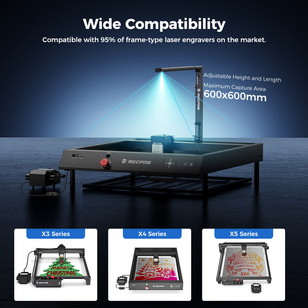 Mecpow MC5 5MP Lightburn kamera pro laserové gravírky