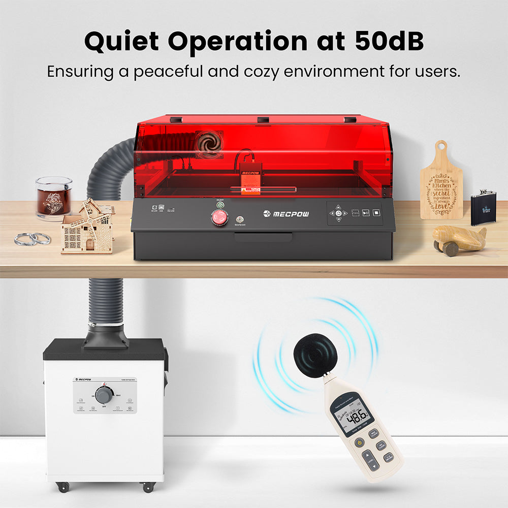 Odsávač výparů Mecpow P150 150W pro X4 Pro/FC1/FC2/FC3 s třístupňovou filtrací